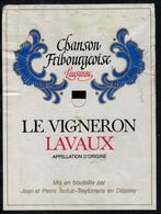 Etiquette De Vin // Lavaux, La Chanson Fribourgeoise - Muziek & Instrumenten