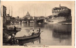 ROMA - Il Tevere E Castel S. Angelo - Formato Piccolo - Fiume Tevere