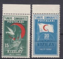 Turkey 1952 Mi#1341-1342 Mint Never Hinged - Unused Stamps