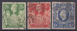 Great Britain Three Used Classics - Used Stamps