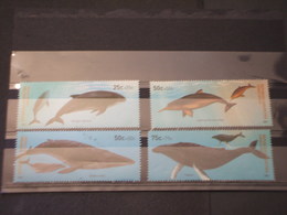 ARGENTINA - 2001 CETACEI 4 VALORI - NUOVI(++) - Nuevos