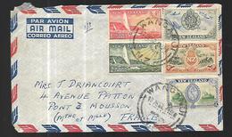 Nouvelle Zélande Lettre  Par Avion  Du 17 Décembre   1952    De Wanganui  Pour Pont à Mousson ( Meurthe Et Moselle ) - Briefe U. Dokumente
