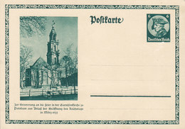 Deutsches Reich Postal Stationery Ganzsache Entier 1933 Friedrich Der Grosse Eröffnung Des Reichstags (Unused) - Cartes Postales