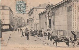 CPA  SCEAUX 92 - Le Marché Et La Rue Houdan - Sceaux