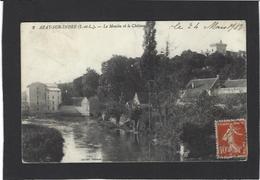 CPA Moulin à Eau Circulé Azay Sur Indre - Water Mills