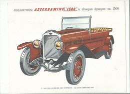 COLLECTION ASCORBAMINE LA LOUIS CHENARD 1925 - Cars