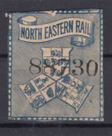 Great Britain Queen Victoria Era, North Eastern Railway Parcel Stamp - Autres & Non Classés