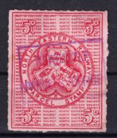 Great Britain Queen Victoria Era, North Eastern Railway Parcel Stamp - Andere & Zonder Classificatie