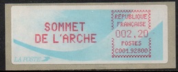 TYPE COMETE / 1989 SOMMET DE L'ARCHE 2.20 FRANCS NEUF (ref T1850) - 1988 Type « Comète »