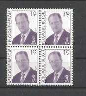 OCB 2714 Postfris Zonder Scharnier ** In Blok Van 4 - 1993-2013 Koning Albert II (MVTM)