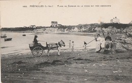 PREFAILLES   - Plage Du Cormier Ou La Pêche Est Très Abondante. Carte Pas Courante. - Préfailles