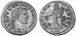 Constantinus  Filius Augustorum.  -   AE Follis Zilver!  - 6,15  Gr.  -   SISCIA   309-310 AD  -  SUPER  -  VZGL.  -  R3 - The Tetrarchy (284 AD To 307 AD)