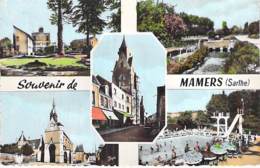 72 - MAMERS : Multivues Colorisée - CPSM Dentelée Format CPA 1965 - Sarthe - Mamers