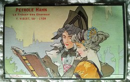 Belle CPA Illustrée Bottaro - COUPLE Femme Art Nouveau - Publicité PETROLE HAHN - Bottaro