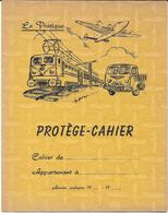 Protège-cahiers Publicitaire - LE PRATIQUE - Thème Des Transports - Ferroviaire, Aérien, Routier-Mesures Liquides & Bois - Book Covers