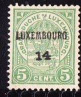 Luxembourg 1914  Prifix Nr. 94 - Prematasellados