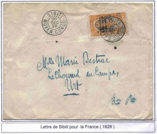 Congo Lettre Sibiti 20/12/28 Cover - Covers & Documents