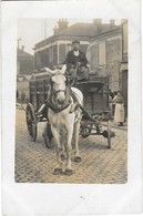 ATTELAGE DE LIVRAISON Carte Photo Attelage Dans Une Rue Gros Plan à Localiser - Marchands