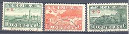 Luxembourg : Yvert N° 137/139°;  Cote 10.00€ - Sonstige & Ohne Zuordnung