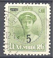 Luxembourg : Yvert N° 159°;  Cote 0.20€ - 1921-27 Charlotte Voorzijde