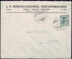 Lettre Commerciale: J.P. Birong-Kremer Grevenmacher, 4.8. 1924, Michel 2019: 128 - Storia Postale