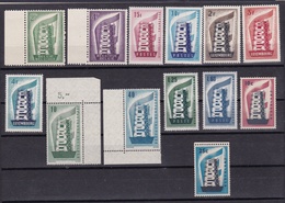 1956 EUROPA CEPT EUROPE  ANNATA  YEAR 6 Paesi (13 Valori) MNH** TORRE TOWER - Full Years