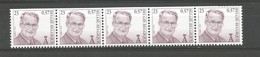 OCB R102a ** Postfris Zonder Scharnier ( Met 4 Nummers Op Gomzijde ) - Coil Stamps