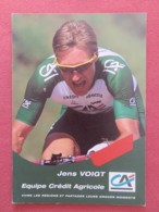 Cp Cyclisme ; JENS VOIGT , Equipe Crédit Agricole (077) - Cycling