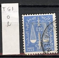 Algérie - Algerien - Algeria Taxe 1963 Y&T N°T61 - Michel N°P61 (o) - 20c Balance - Timbres-taxe