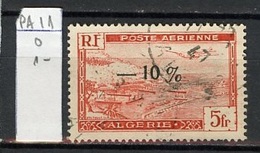 Algérie - Algerien - Algeria Poste Aérienne 1946-47 Y&T N°PA1A - Michel N°F(?) (o) - 5f-10% Avion Survolant La Rade - Posta Aerea