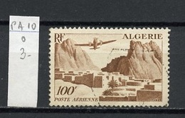 Algérie - Algerien - Algeria Poste Aérienne 1949-53 Y&T N°PA10  - Michel N°F287 (o) - 100f Gorge D'El Kantara - Airmail