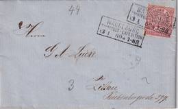 NORDDEUTSCHER BUND 1869 LETTRE DE MAGDEBURG - Covers & Documents