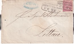 NORDDEUTSCHER BUND 1869 LETTRE DE SEIHENNERSDORF - Covers & Documents