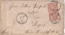 NORDDEUTSCHER BUND  1870 LETTRE DE BERLIN - Storia Postale