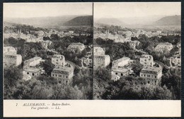 C6536 - TOP Stereo Foto Ansichtskarte - Baden Baden - Stereoscoopen