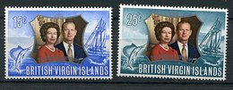 Iles Vierges ** N° 239/240  - Noces D'argent De La Reine Elizabeth II- - British Virgin Islands