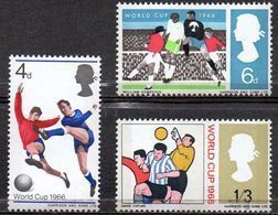 GREAT BRITAIN 1966 World Cup Football Championship (phosphor) - Unused Stamps