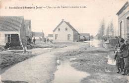 Inondations à Moerzeke Castel - Une Rue De Castel à Marrée Basse - Offert Par Les Usines Vermylen à Baesrode - Hamme