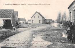 Inondations à Moerzeke Castel - Une Rue De Castel à Marrée Basse - Offert Par Les Usines Vermylen à Baesrode - Hamme