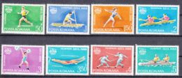 Romania 1988 Sport Olympic Games Seoul Mi#4475-4482 Mint Never Hinged - Unused Stamps