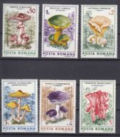 Romania 1986 Mushrooms Mi#4288-4293 Mint Never Hinged - Unused Stamps