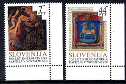 SLOVENIA 1993 Novo Mesto Collegiate Chapter  MNH / **.  Michel 46-47 - Eslovenia