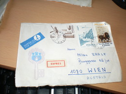 Warszawa Lotnicza Par Avion Expres To Wien 1980 - Avions