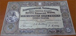 5 Schweizer Franken 1951 - Suiza