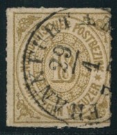 1868, 18 Kreuzer NDP Durchstochen Gestempel FRANKFURT A.M. (Mi-Nr. 11) - Usati