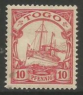 German Togo - 1901 Kaiser's Yacht 10pf MH *   Sc 9 - Togo