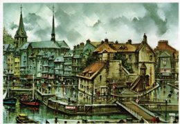 14 - Calvados - HONFLEUR - La Lieutenance - Peinture De M. Legendre - (Carte Postale écrite) - Honfleur