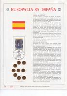 Carte Max Gold Or 2157  Europalia 85 Espana - 1981-1990