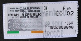 IRLANDA ATM 2016 - Affrancature Meccaniche/Frama