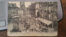 Bourg - Concours De Gymnastique Des 15 Et 16 Août 1909 - 1. Défilé Du 15 Août - Tête Du Défilé. Musique Du 44e De Ligne - Autres & Non Classés